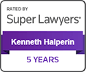 Kenneth Halperin Super Lawyers 5 years